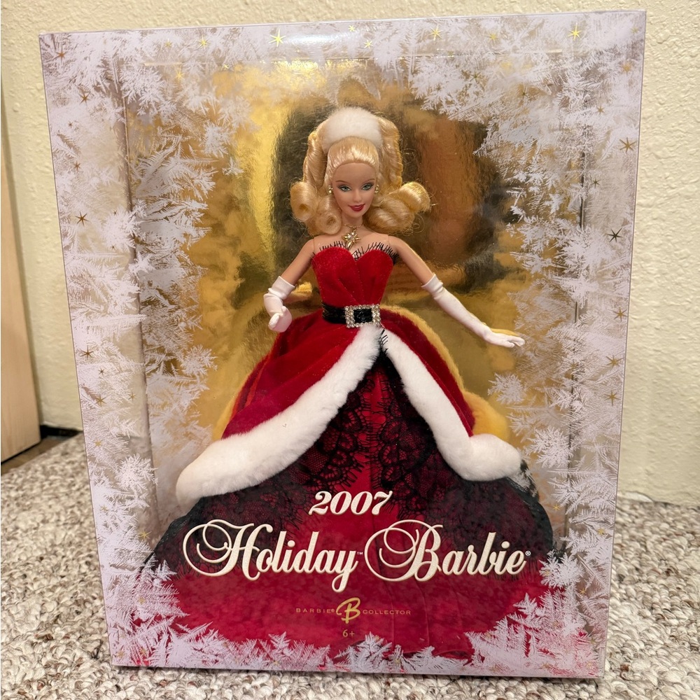 NIB 2007 Mattel Holiday Barbie Collector Doll